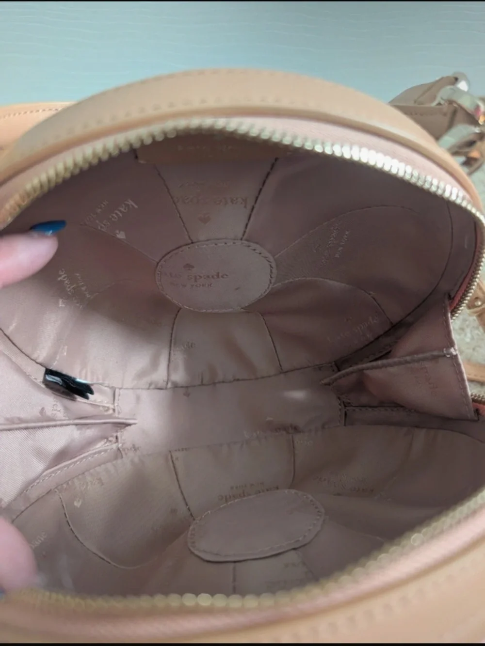 Kate Spade Novelty Pink Donut-Shaped Crossbody Bag with Sprinkles